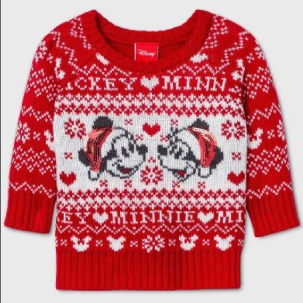 ❤️🎄🆕 NWT Baby Ugly Christmas sweater DISNEY